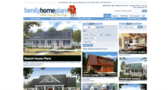 Desktop Screenshot of familyhomeplans.com